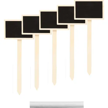 VERTO Dřevěné popisovací tabulky pro rostliny – sada 5 ks