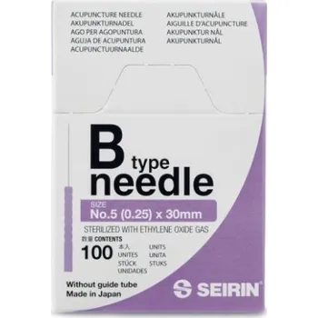 Jehla na akupunkturu SEIRIN B-Type 0,25x30mm 100 akup.jehel