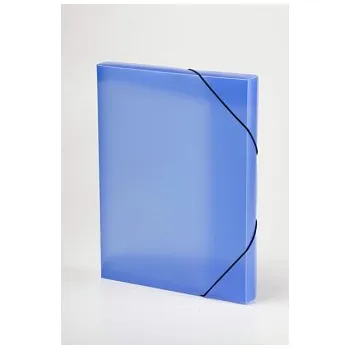 Archivační box Sluha s gumou Opaline A4, modrá