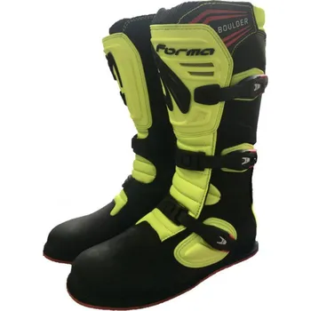 Moto obuv Moto boty FORMA BOULDER černo/neonově žluté 42