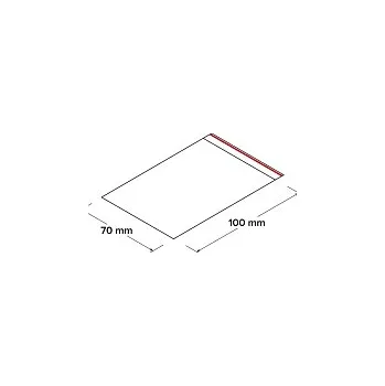 Obalový materiál Uzavíratelný ZIP sáček 70x100mm, 100 ks