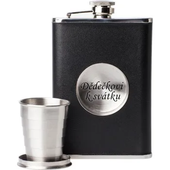 Placatka Placatice velká s kovovým panákem 240ml