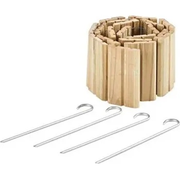 Zahradní obrubník ASKO a.s. Ohraničení záhonů s fixačními trny, 27x150x1200mm