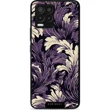 Pouzdro na mobilní telefon Lesklý kryt Mobiwear Glossy - Realme 8 Pro - GA46G Fialové rostliny (Prémiové lesklé pouzdro, obal, kryt Mobiwear Glossy na mobil Realme 8 Pro - GA46G Fialové rostliny, materiál Plast + TPU silikon - krytí po všech stranách, neošoupatelný potisk, tenké)