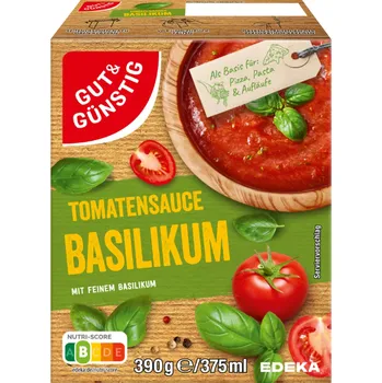 Omáčka G&G Rajčatová omáčka s bazalkou 390 g