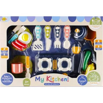 Dětská kuchyňka Mega Creative KUCHYŇSKÝ SET VAŘIČ 45X31X1 MC WB 18/36