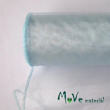 Organza světle modrá š. 21 cm/ 1m