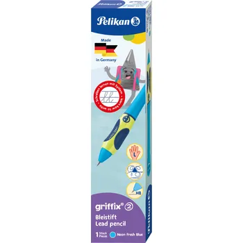 Mikrotužka Pelikan Griffix 2, pro leváky, modrá