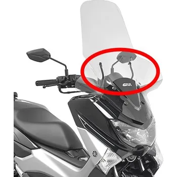 D2123KIT specifická montážní sada pro plexi 2123DT pro Yamaha N-Max 125-155 (15-20) - VÝPRODEJ