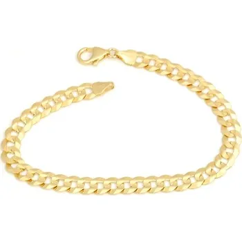 Náramek Zlatý náramek pánský pancr 21 cm ZLNP025F + DÁREK ZDARMA