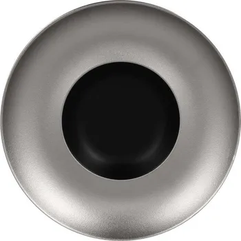 Talíř RAK Porcelain RAK Metalfusion talíř hluboký Gourmet 29 cm, černostříbrný | RAK-MFFDGD29SB