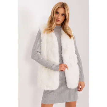 Dámská vesta Kožešinová dámská vesta AT - Pohodlná elegance pro každý den, S/M i240_186709_2:S/M