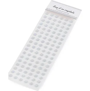 Samolepicí ozdoby na lepicím proužku AB Ø10 mm