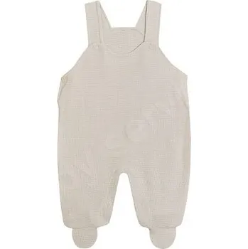 Kojenecký overall polodupačky s laclem Baby service béžové velikost 50