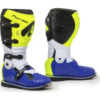 Moto obuv Moto boty FORMA TERRAIN EVOLUTION TX fluo žluto/bílo/modré 43