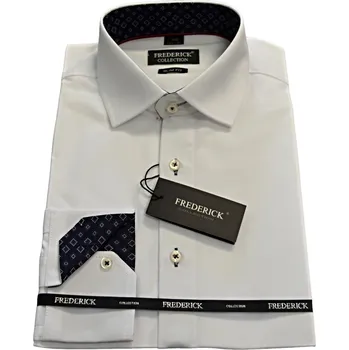 Pánská košile Pánská košile s dlouhým rukávem - střih SLIM - F5 - s prodlouženou délkou rukávu 188/194 cm - 38