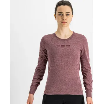 cyklistický dres SPORTFUL Cyklistické triko s dlouhým rukávem - GIARA - fialová S