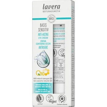Pleťová kosmetika lavera Basis Sensitiv Anti-Ageing Oční krém s Q10 15ml