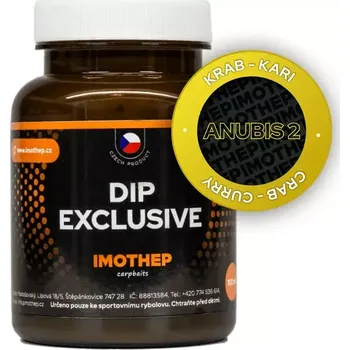 Návnadové aroma Dip Exclusive Anubis2 100ml (Exkluzivní dip s příchutí kari a nádechem kraba.)