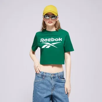 Reebok Tričko Reebok Identity Big Logo Crop Tee Zelená S