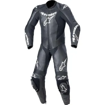Moto kombinéza Jednodílná kombinéza GP PLUS 2, ALPINESTARS, dětská (černá/bílá) 2026 120