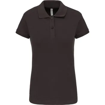 Kariban K240 Dámské elastické piqué polo „Brooke“ šedá Dark Grey - velikost XL