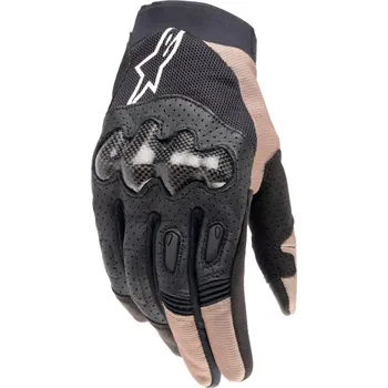 Moto rukavice Rukavice MEGAWATT 2, ALPINESTARS (černá/hnědá/bílá) 2026 S