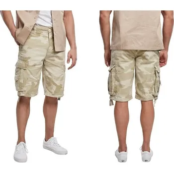 Pánské kraťasy Vintage kapsáčové kraťasy Urban Classics Barva: písková kamufláž, Velikost: XL