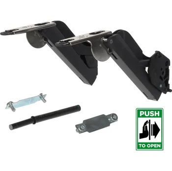 Nábytkové kování Kesseböhmer Mechanismus naklápění KESSEBOHMER FREEspace mini PTO / Černá Typ C