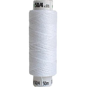 Nit Snový svět (01) Lněná nit na paličkování TEX33x4 bílá