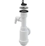 Sifon dřezový Alcadrain (Alcaplast) s nerezovou mřížkou DN70 a přípojkou A441P-DN50/40