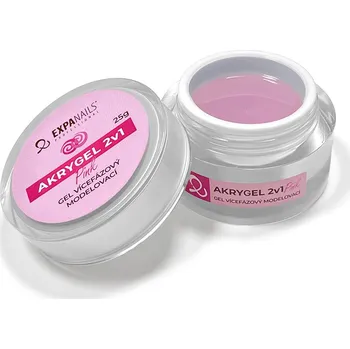 Umělé nehty UV/LED gel modelovací - Akrygel 2v1 Pink 5g