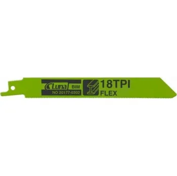 Pilový plátek Luna Bimetalové pilové listy do šavle, flexibilní, na kov 230x19x0,9 18T(5)
