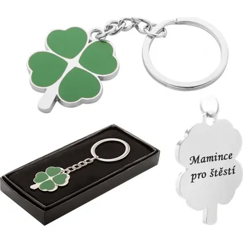 Anda Kovový přívěsek na klíče Čtyřlístek