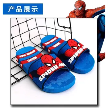 Dětská sálová obuv Dětské gumové pantofle SPIDERMAN (vel. 21-36) Barva: modrá, Velikost EUR: 27/28