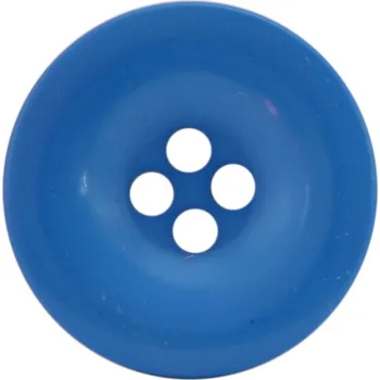 Knoflík Knoflík čtyřdírkový - 44" - 27,94mm - různé barvy Knoflík čtyřdírkový - 44 - 27,94mm: 1303 Modrá