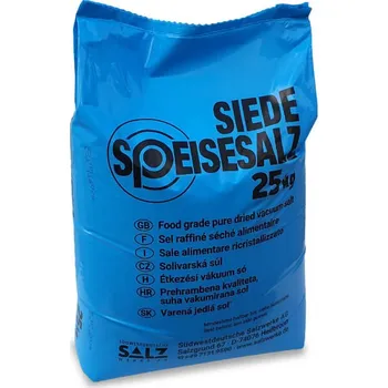 Kuchyňská sůl Solsan Solivarská Sůl vakuová jemná sypká bez jódu zrno 0,2 - 0,63 mm 25 kg