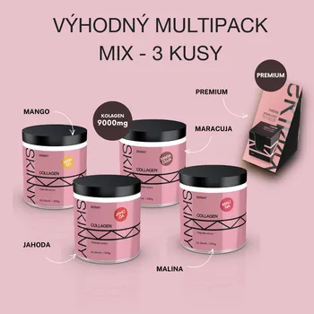 Kloubní výživa VÝHODNÝ COLLAGEN MULTIPACK - 3 kusy Příchuť kolagenu 1: Třešeň, Příchuť kolagenu 2: PREMIUM, Příchuť kolagenu 3: Maracuja