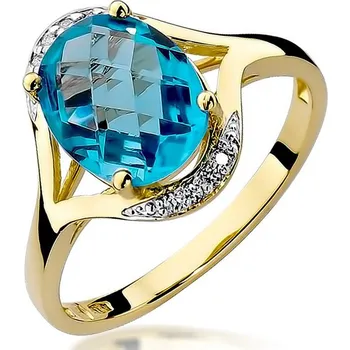 Hodinky Prsten Bonore - Zlato 585 - Topaz 3 Ct 101689