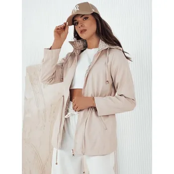 Dámská parka Dstreet Oboustranná dámská béžová parka Beget