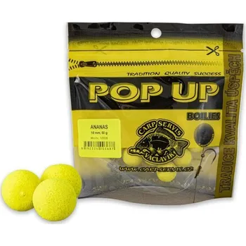 Boilies Pop Up Boilies CarpServis 50g 16mm - Ananas