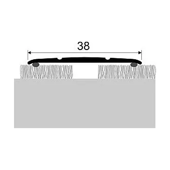 soklová lišta Přechodová lišta samolepicí A08 35mm plochá dekor dřevo 270 cm, EFFECTOR Dub zámkový 61