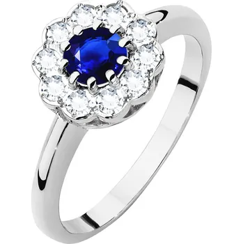 Hodinky Prsten Bonore - Bílé Zlato 585 - Safír 0-5 ct 124428