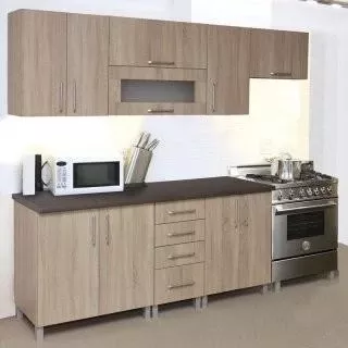 Kuchyňská linka Agáta 180/240, dub sonoma