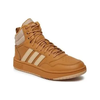 Dámská obuv adidas Sneakersy Hoops 3.0 Mid IF2636 Hnědá 38