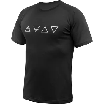 Pánské termoprádlo SENSOR MERINO BLEND ELEMENTS pánské triko kr.rukáv černá Velikost: XXL