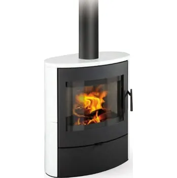 Krbová kamna ROMOTOP NAVIA 01 krbová kamna 3-7,8kW, travertin tmavý