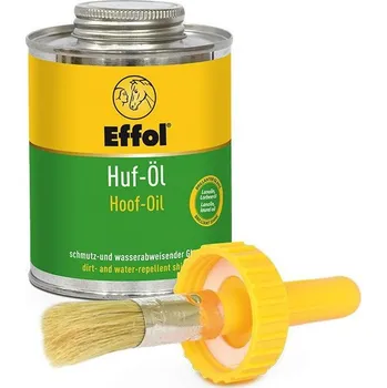 Kosmetika pro koně EFFOL Hoof Oil 475ml - olej na kopyta se štětcem