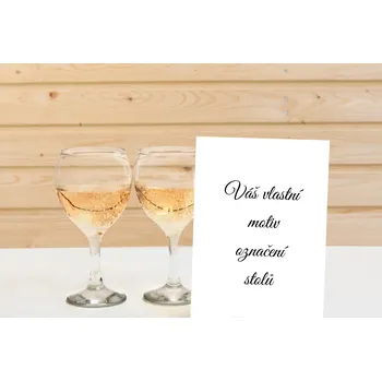 Svatební dekorace Personal Čísla stolů - vlastní design