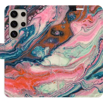 Pouzdro na mobilní telefon Flipové pouzdro iSaprio - Retro Paint - Samsung Galaxy S24 Ultra